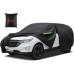 Sailnovo Car Cover Waterproof, All Weather 7 Layers Heavy Duty Full Outer Cover for Car Outdoor Snow Sun UV Protection with Zip for Cars (SJ6)