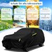 Sailnovo Car Cover Waterproof, All Weather 7 Layers Heavy Duty Full Outer Cover for Car Outdoor Snow Sun UV Protection with Zip for Cars (SJ6)