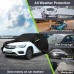Sailnovo Car Cover Waterproof, All Weather 7 Layers Heavy Duty Full Outer Cover for Car Outdoor Snow Sun UV Protection with Zip for Cars (SJ6)