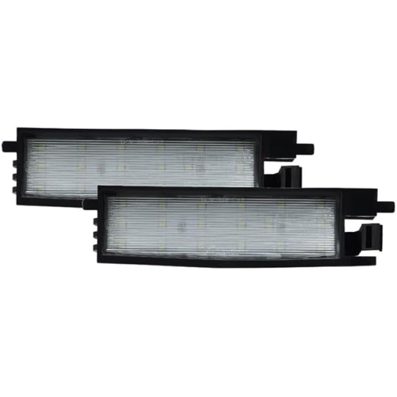 AUTO-STYLE Set of LED Number Plate Lights Compatible with Toyota Various Models