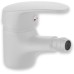 INGUZ - Linea Viggo - Bidet tap, single lever mixer hot and cold water, Viggo series, ready to install, includes flexes (White)