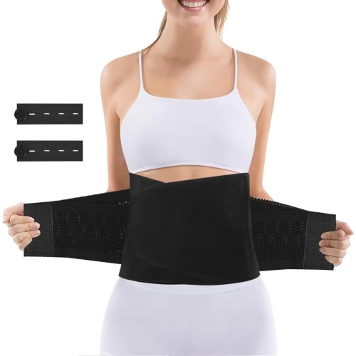 ACWOO Abdominal Belt After Birth, Postpartum Belt for Women, Belly Belt After Birth Caesarean Section, Postpartum Postpartum Belt (Black, 112 cm)