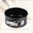 Zocipro Pack of 2 Springform Cake Tins 11 cm Round Mini Cake Tin Baking Mould with Non-Stick Coating, Small Cake Baking Moulds with Flat Base for Cake Baking, Black