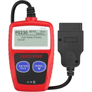 AUTOUTLET OBD2 Diagnostic Device, OBD2/EOBD Car Diagnostic Tool Fault Code Reader Scanner with Definition Display, I/M Readiness & 10 Languages, Car Reader Fault Code Reader