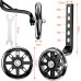 Uootach Stabilisers, Stabilisers Children's Bike, Universal Auxiliary Wheels, Bicycle Stabilisers, Stabilisers for Adults, Stabilisers Safety Stabilisers, for 12 14 16 18 20 Inch Single Speed Bike