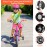 Uootach Stabilisers, Stabilisers Children's Bike, Universal Auxiliary Wheels, Bicycle Stabilisers, Stabilisers for Adults, Stabilisers Safety Stabilisers, for 12 14 16 18 20 Inch Single Speed Bike