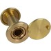 Amig - Door viewer model 3 with super angle lens for interior and exterior doors 3-14 made of golden aluminium | brass | dimensions: diameter 14 mm | door thickness: 70-110 mm