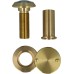 Amig - Door viewer model 3 with super angle lens for interior and exterior doors 3-14 made of golden aluminium | brass | dimensions: diameter 14 mm | door thickness: 70-110 mm