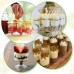 LYLIDIA Pack of 25 Dessert Glasses Plastic Dessert Bowls Desert Cups 120 ml / 4 oz Small Plastic Cups Round Transparent Plastic Cups for Weddings Parties DIY Desserts Pudding Mousse Appetizer