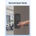 Smart Lock, Keyless Entry with Sleek Matte Black Handle, Electronic Keypad Deadbolt, Fingerprint & Touchscreen Keypad, Biometric Bluetooth Smart Lock for Front Door