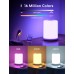 meross WLAN LED Bedside Lamp Touch Dimmable, Works with Apple HomeKit, RGBWW Smart Night Lamp with Timer for Children, WiFi Table Lamp with Cable, Works with Alexa and Google Home