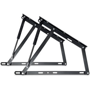amuéblate online Complete Kit Professional Hydraulic Lift System for Box Spring Bed Including Hinges, Piston Pins, Power 1250 NW (Bed of 120)