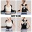Adjustable back posture belt, back straightener, breathable shoulder strap, posture correction for back, neck and shoulder, posture trainer for women and men