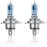 Osram Cool Blue® Intense H4, +100% More Brightness, Up to 5,000 K, Halogen Headlamp, LED Look, Hanging Folding Box (2 Lamps)