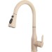 ONECE Kitchen Tap Wheat Colour with Extendible Shower 3 Shower Modes, High Pressure Tap Kitchen Sink Mixer Tap with 360° Rotation, Stainless Steel SUS304