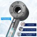 Blendura Water-Saving Shower Head with Hose 1.5 m, Anti-Limescale Function Shower Head with 3-Layer Filtration, 5 Jet Types Rain Shower Head