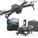 S508 Drone with Camera 720P HD, 90° Adjustable Lens, Foldable FPV Drone for Adults Beginners, WiFi App, 3D Flip, Auto Hold, Optical Stream Positioning, Waypoint Flight