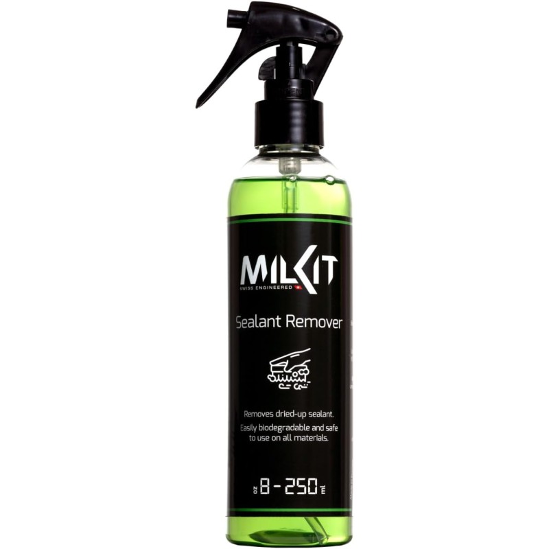 milKit Sealing Milk Remover - Tubeless Sealant Remover for Road Bike, Gravel and MTB - Tubeless Sealing Milk Remover