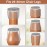Euqvunn Pack of 18 round chair leg caps, protective caps for chair legs with felt gliders, silicone chair leg protectors, foot caps for chair legs, chair gliders for chair leg, floor protectors for