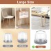 Euqvunn Pack of 18 round chair leg caps, protective caps for chair legs with felt gliders, silicone chair leg protectors, foot caps for chair legs, chair gliders for chair leg, floor protectors for