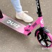 Zinc Kids Scooter - Big Wheel Kick Scooter for Children from 6 Years, Foldable 2-Wheel Scooter with 200 mm Wheels, Lightweight, Height Adjustable, Rear Foot Brake, Supports up to 100 kg