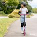 Zinc Kids Scooter - Big Wheel Kick Scooter for Children from 6 Years, Foldable 2-Wheel Scooter with 200 mm Wheels, Lightweight, Height Adjustable, Rear Foot Brake, Supports up to 100 kg
