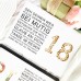 EngGlück 18th Birthday Boy Girl Gift, Picture Frame, Money Gift, 18th Birthday Card, Gift Ideas, Birthday Gift, 18 Years, Size DIN A4 (18th Birthday)