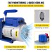 VEVOR AC Vacuum Pump Vacuum Pump Set 4.8 CFM 5PA 0-800PSI HVAC with Case