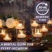 Pack of 30 Floating Candles, White, Floating Candles 40 x 20 mm, Floating Candles, Floating Candle Holder for Wedding, Pool, SPA, Valentine's Day, Bathtub, Dinner, Christmas Decoration (White)