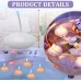 Pack of 30 Floating Candles, White, Floating Candles 40 x 20 mm, Floating Candles, Floating Candle Holder for Wedding, Pool, SPA, Valentine's Day, Bathtub, Dinner, Christmas Decoration (White)