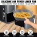 Air Fryer Silicone Liners for Ninja Double Stack 7.6L Air Fryer: SL300UK Liners, Dual Silicone Liner for SL300UK, Accessories Compatible with Ninja Dual Stack 7.6 SL300, SL201 and SL300EU FryEasy