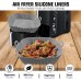 Air Fryer Silicone Liners for Ninja Double Stack 7.6L Air Fryer: SL300UK Liners, Dual Silicone Liner for SL300UK, Accessories Compatible with Ninja Dual Stack 7.6 SL300, SL201 and SL300EU FryEasy