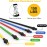 Fitness Bands Resistance Bands with 8 Levels, 300 lbs Resistance Bands with Door Anchor, 2 x Handles, Exercise Instructions & Carry Bag & Ankle Strap, Fitness Band for Muscle Building, Yoga, Pilates, 1.2 m x Set of 8