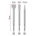 Genuine Einhell 3 Piece SDS Plus Chisel Set 250mm (With Pointed Chisel, 20mm Wide Flat Chisel and 40mm Wide Spade Chisel Made from Durable 40Cr Steel for Demolition and Renovation Work)