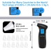 PUTAII Alcohol Tester, Police Accurate Alcohol Meter with 12 Mouthpieces, Professional Alcohol Tester with LCD Screen and Semiconductor Sensor Technology