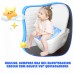 SURFOU Foldable Toilet Seat Children, Toilet Seat for Kids On the Go, Toilet Attachment for Children from 1 2 3 4 Years, Travel Mobile Baby Seat Reducer Toilet Child Seat Blue Cartoon
