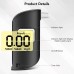 AiQInu Breathalyser Police Accurate, Breathalyser with Digital LCD Display, Professional Alcohol Meter with 20 Mouthpieces for Private Professional Use at Home