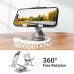 Euqvunn Stable Base Mobile Phone Holder, Height-Adjustable Mobile Phone Stand, 360° Freely Rotatable Mobile Holder, Universal Mobile Phone Holder for All Mobile Phones and Tablets