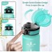 HoneyHolly Drinking Bottle 0.5/1/1.5 Litres, Leak-Proof, Sports Drinking Bottle, Motivational with Time Marking, Water Bottle with Filter, Suitable for Carbonated Drinks, for Fitness, Hiking