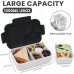 Bugucat Children's Lunch Box with Compartments, 1300 ml, Lunch Box Children Leak-Proof with 5 Compartments, Bento Box Lunch Box with Compartments for Adults, Lunch Box, Breakfast Box for Girls and