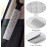 SYEYCW Pack of 4 Car Seat Belt Pads, Padding for Car Seat Belt, Universal Seat Belt, Comfort Belt Padding, More Comfort When Travel, Soft Velvet Surface Protection, for Children and Adults