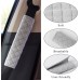 SYEYCW Pack of 4 Car Seat Belt Pads, Padding for Car Seat Belt, Universal Seat Belt, Comfort Belt Padding, More Comfort When Travel, Soft Velvet Surface Protection, for Children and Adults