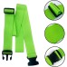 Gentpovth Pack of 4 Adjustable Luggage Straps with 4 Luggage Tags, Luggage Strap for Fixed Luggage for Air Travel, Personalised Luggage Strap for Quick Identification Luggage Travel Bag, Green