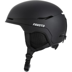 Favoto Ski Helmet for Adults Snow Helmet - Snow Helmet for Men with Adjustable Ventilation Winter Sports Helmet for Snowboarding Cycling Snowmobile M (54-58 cm) Black