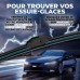 Valeo Everguard - VSK5 - Premium Silicone Flat Bar Wiper Blade Kit with Extended Life X2, Lengths: 600 mm or 450 mm Front - Set x2-566021