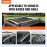 VEVOR Universal Roof Rack Car Aluminium Cross Bars 90 kg Load Capacity for Raised Side Rail with Gap Suitable Inner Distance of Roof Beam 19-113 cm Tube Diameter 28-68 mm