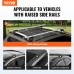 VEVOR Universal Roof Rack Car Aluminium Cross Bars 90 kg Load Capacity for Raised Side Rail with Gap Suitable Inner Distance of Roof Beam 19-113 cm Tube Diameter 28-68 mm