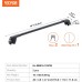 VEVOR Universal Roof Rack Car Aluminium Cross Bars 90 kg Load Capacity, Suitable for Raised Side Rail with Gap, Fits Inner Distance of Roof Beam 104-110 cm