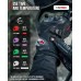 BORLENI Heated Motorcycle Gloves Men Women Winter Waterproof with Battery Electric Heating Gloves with 4 Heat Settings Touchscreen Gloves for Motorcycle Skiing Outdoor (M-XXL)