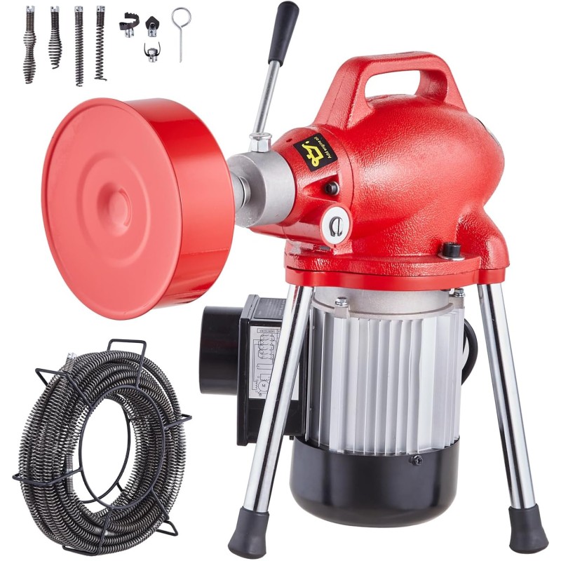 VEVOR Pipe Cleaning Machine 66ft x 5/8